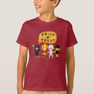 Camiseta Truque Ou Tratar Gráfico De Halloween