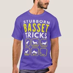 Camiseta Truques de Basset Stubborn - Prêmio de Formação de