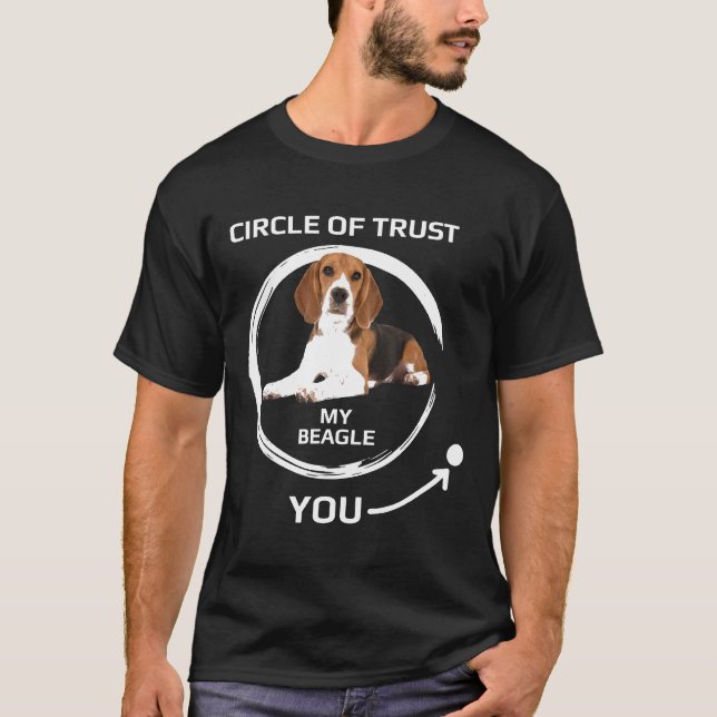 Camiseta Truques de Beagle Stubborn (Frente)