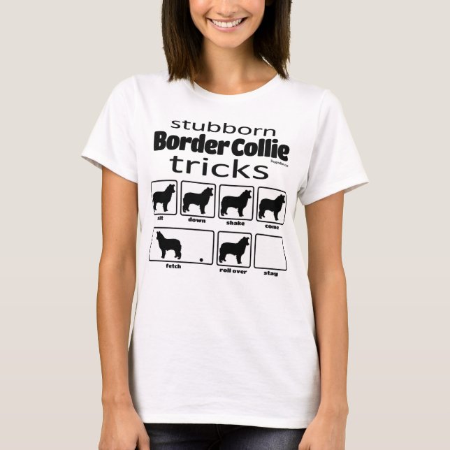 Camiseta Truques de Collie de Borda Tubêntrica (Frente)