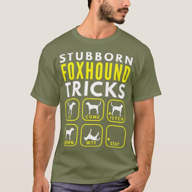Camiseta Truques de Foxhound Stubborn - Prêmio de Formação  (Frente)