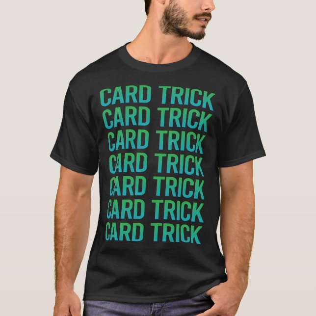 Camiseta Truques de Truques de Manipulação de Placa de Text (Frente)
