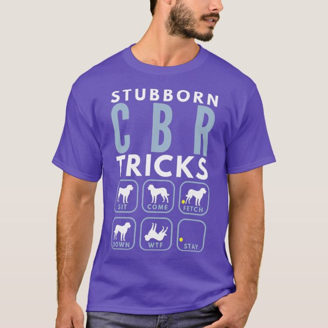 Camiseta Truques de varejo de Chesapeake Stubborn - Cão (Frente)