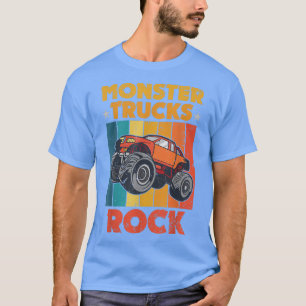 Camiseta Truques Monstros Retro-Incríveis Rock Truks Stunks