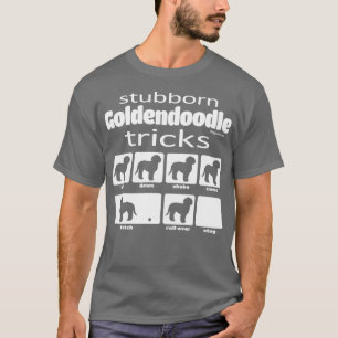 Camiseta Truques teimosos de Goldendoodle