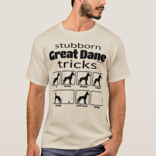 Camiseta Truques teimosos de great dane