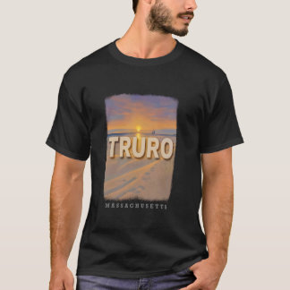 Camiseta Truro Massachusetts MÃE Corn Hill Beach Sunset SD6
