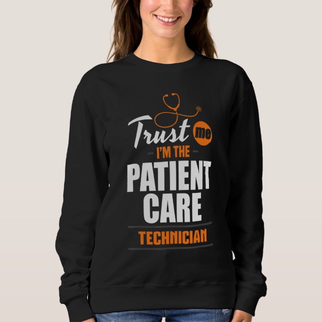 Camiseta Trust Me Patient Care Technician PCT Medical Tech  (Frente)
