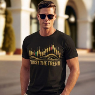 Camiseta Trust the Trend – Mindset Tee for Traders