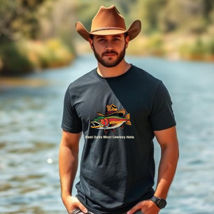 Camiseta Trut Reel Veste cowboy Pai Que Engraçado