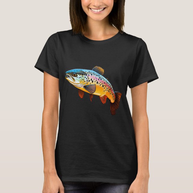 Camiseta Truta arco-íris (Frente)