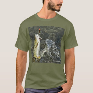 Camiseta Truta Castanho Leva O Isco
