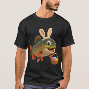Camiseta Truta de riacho da Páscoa
