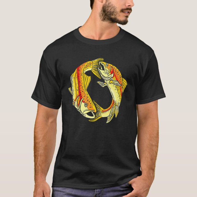 Camiseta Truta Degoladora Círculo da Vida Yellowstone Fly F (Frente)