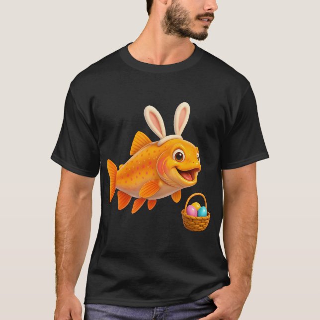 Camiseta Truta Dourada da Páscoa (Frente)