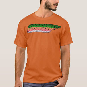 Camiseta Truta Pescaria Arco-Íris Pattern Tennessee Stat