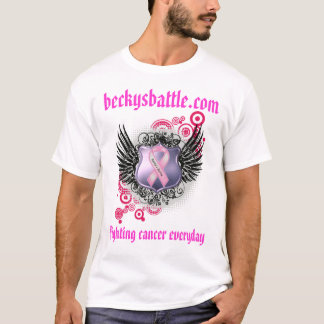 Camiseta try1, beckysbattle.com, cancer de combate diário