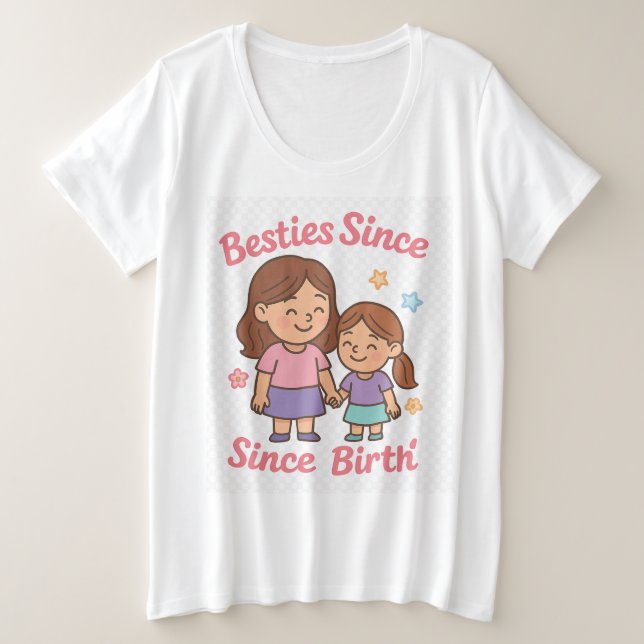Camiseta tS gráfico de dia de as mães (Frente do Design)