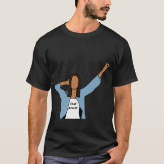 Camiseta tSaia clássica com alimentação de surdo