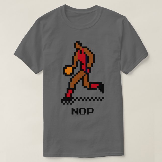 Camiseta TSerguido de Nova Orleans, basquete de 8 bits (Frente do Design)