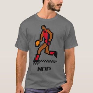 Camiseta TSerguido de Nova Orleans, basquete de 8 bits