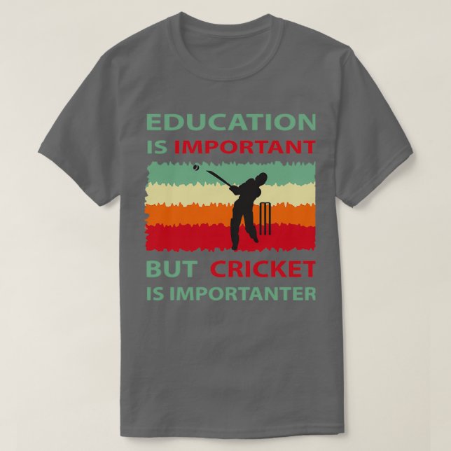 Camiseta TSerguimento Ativo de CríqueteSujeira Clássica (Frente do Design)