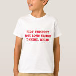 Camiseta TSerguimento suave de conforto infantil<br><div class="desc">TSerguimento suave de conforto infantil</div>