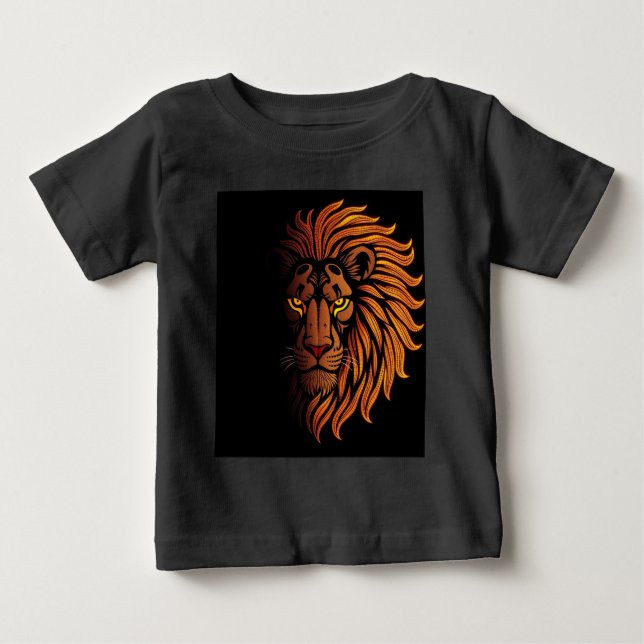 Camiseta Tshart - Crianças do Leão de Ouro Maiúsculo (Frente)
