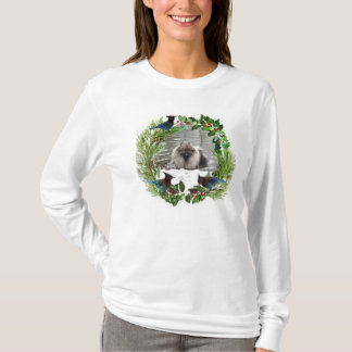Camiseta Tshirt #2 do Keeshond do Natal