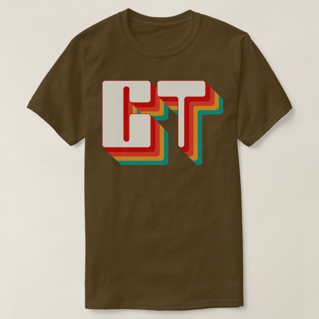 Camiseta TShirt 5 de Connecticut (Frente do Design)
