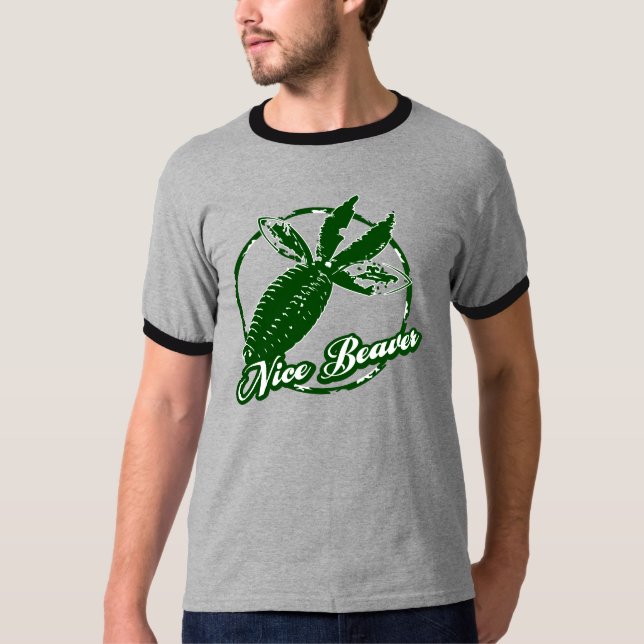 Camiseta Tshirt agradável do castor (Frente)