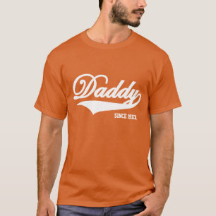 Camiseta TShirt alaranjado do pai (disponível em 24 cores)