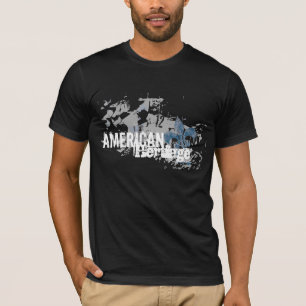 CAMISETA TSHIRT AMERICANO DO TEMPO DO PRETO DA HERANÇA