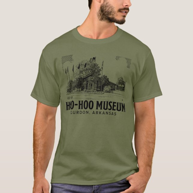 Camiseta TShirt básico "Hoo-Hoo Museum" (Frente)