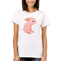 tshirt bonito dos animais de fazenda do leitão