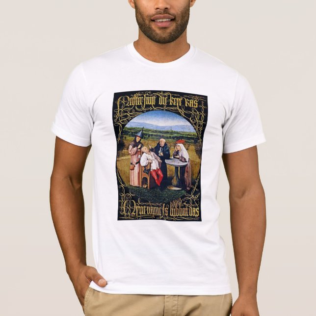 Camiseta TShirt: Bosch - Pedra Extratora da Loucura (Frente)