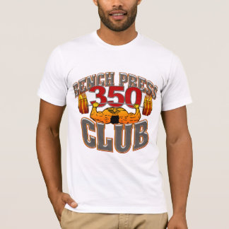 Camiseta TShirt cabido imprensa do banco de 350 clubes