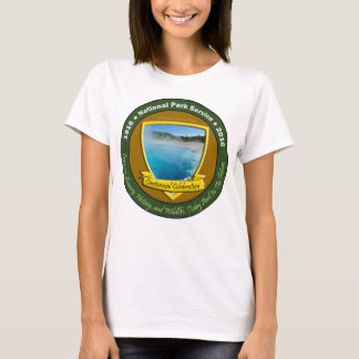 Camiseta TShirt centenário Yellowstone do parque nacional