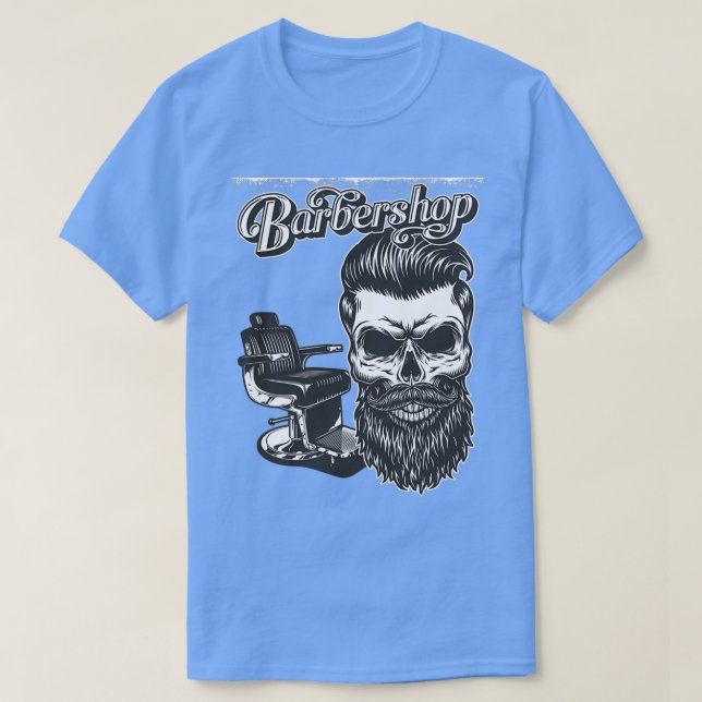 Camiseta TShirt clássico estilo barber (Frente do Design)