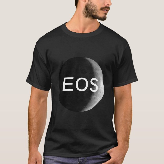 Camiseta Tshirt cripto do EOS (Frente)