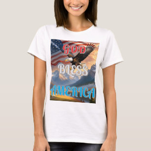 Camiseta TSHIRT DA AMÉRICA deus abençoe
