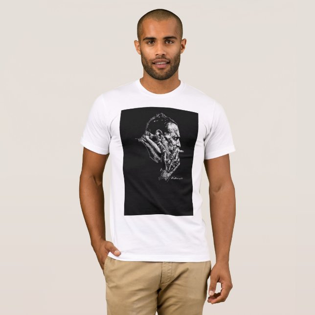 Camiseta Tshirt da arte de Laxmi Prasad Devkota (Frente Completa)