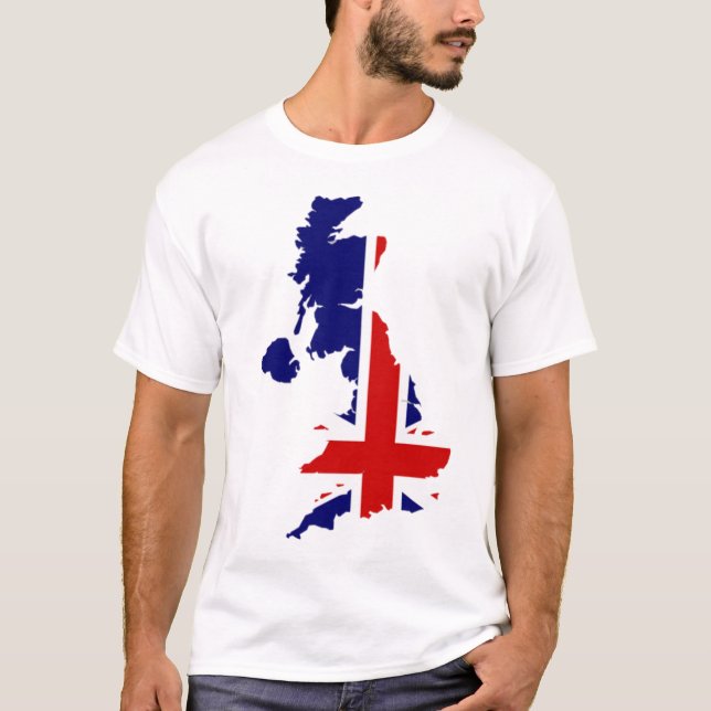 CAMISETA TSHIRT DA BANDEIRA DE INGLATERRA (Frente)