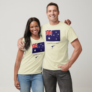 Camiseta Tshirt da bandeira do dia de Austrália