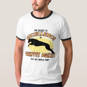 Camiseta TShirt da campainha de Whippet da agilidade