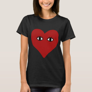 Camiseta Tshirt da cara do coração