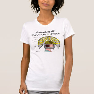 Camiseta Tshirt da consciência da radiação da faca da ga