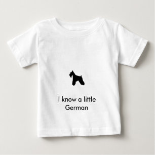 Camiseta TShirt da criança do Schnauzer diminuto