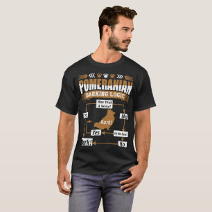 Camiseta Tshirt da lógica do descascamento do cão de