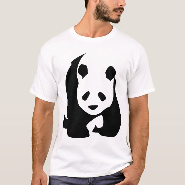 Camiseta Tshirt da panda gigante (Frente)